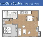 דירה Duene In Der Residenz Clara Sophia בינץ